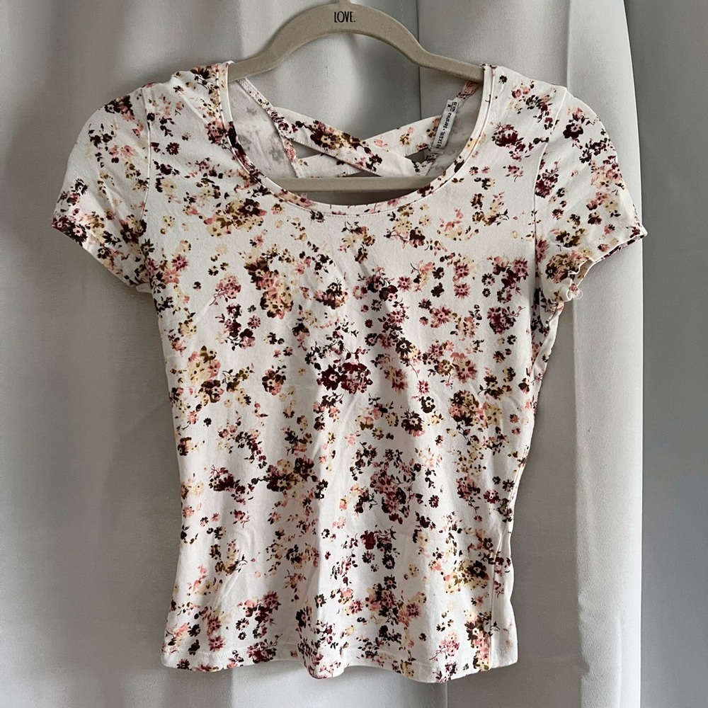 Bershka Open-Back Tee
